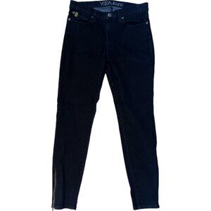 Yoga black high rise skinny jeans size 28